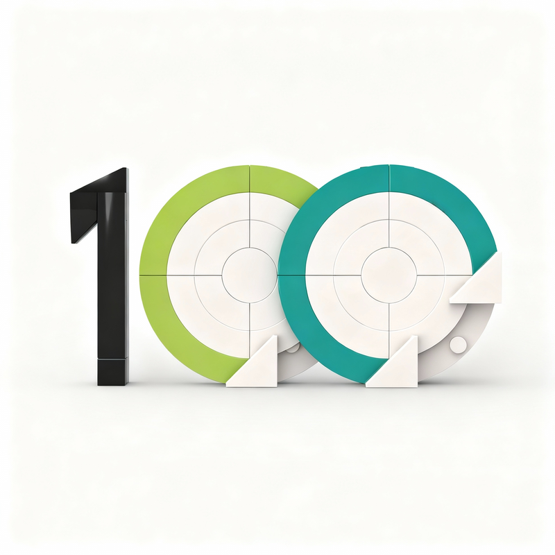 Kids Toys Logo - 100 peças MOC Logo Years PHOENIX
