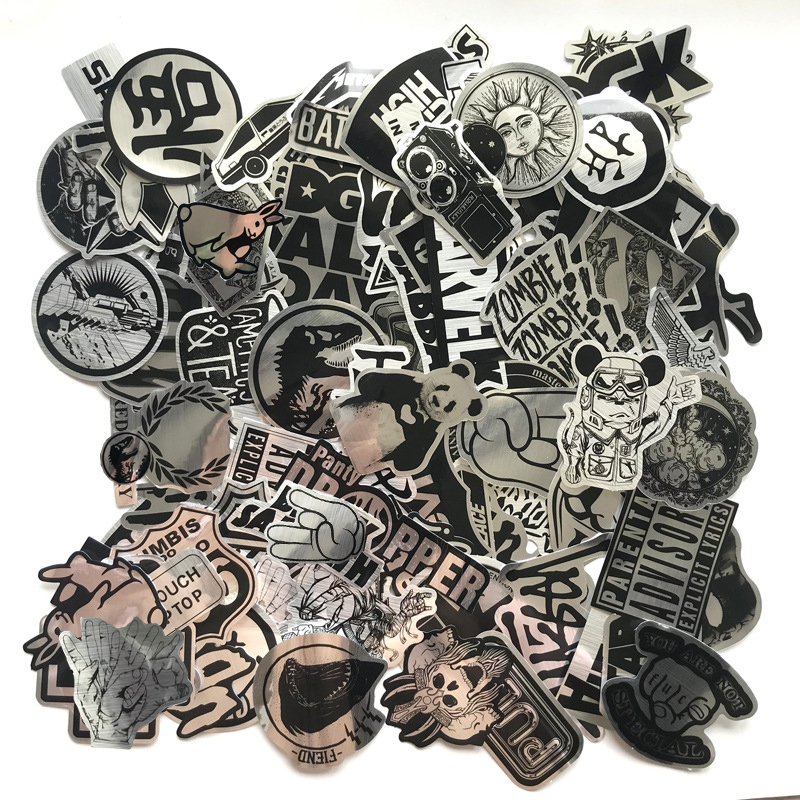 Kids Toys Logo - 10/30/50/100 pçs imitando metal marca logotipo