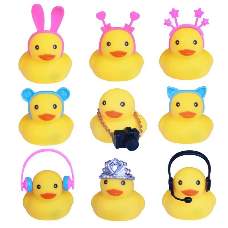 Rubber Duck Bath - 10 pçs acessórios de pato de