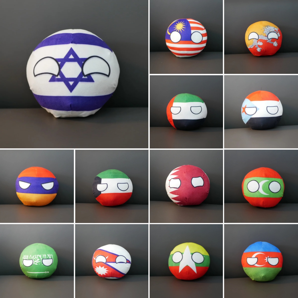 Kids Toys Pakistan - Countryballs chaveiro de pelúcia boneca coreia