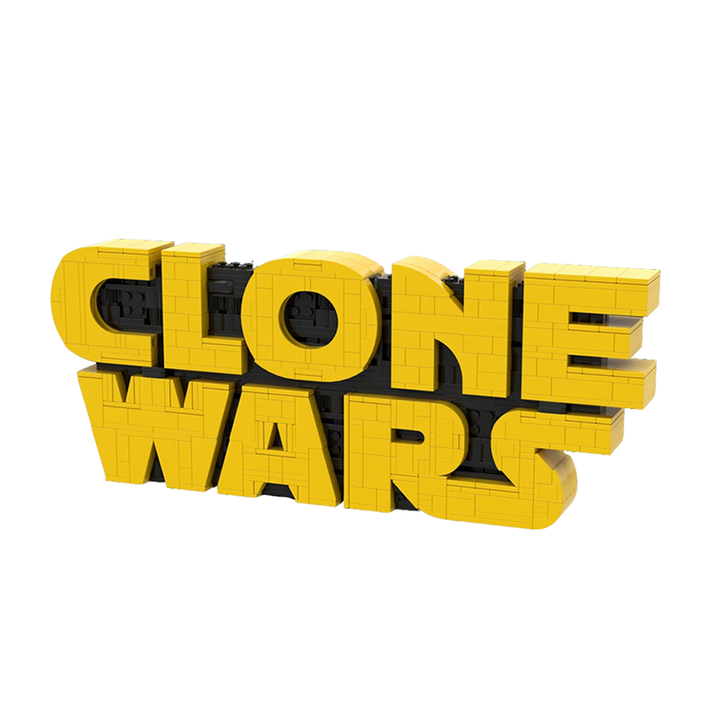 Kids Toys Logo - 742 peças MOC Clone Wars Logo