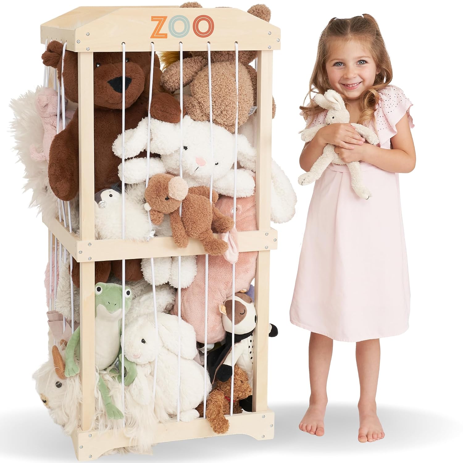 Kids Storage Toys - Organizador Vertical de Brinquedos de Pelúcia