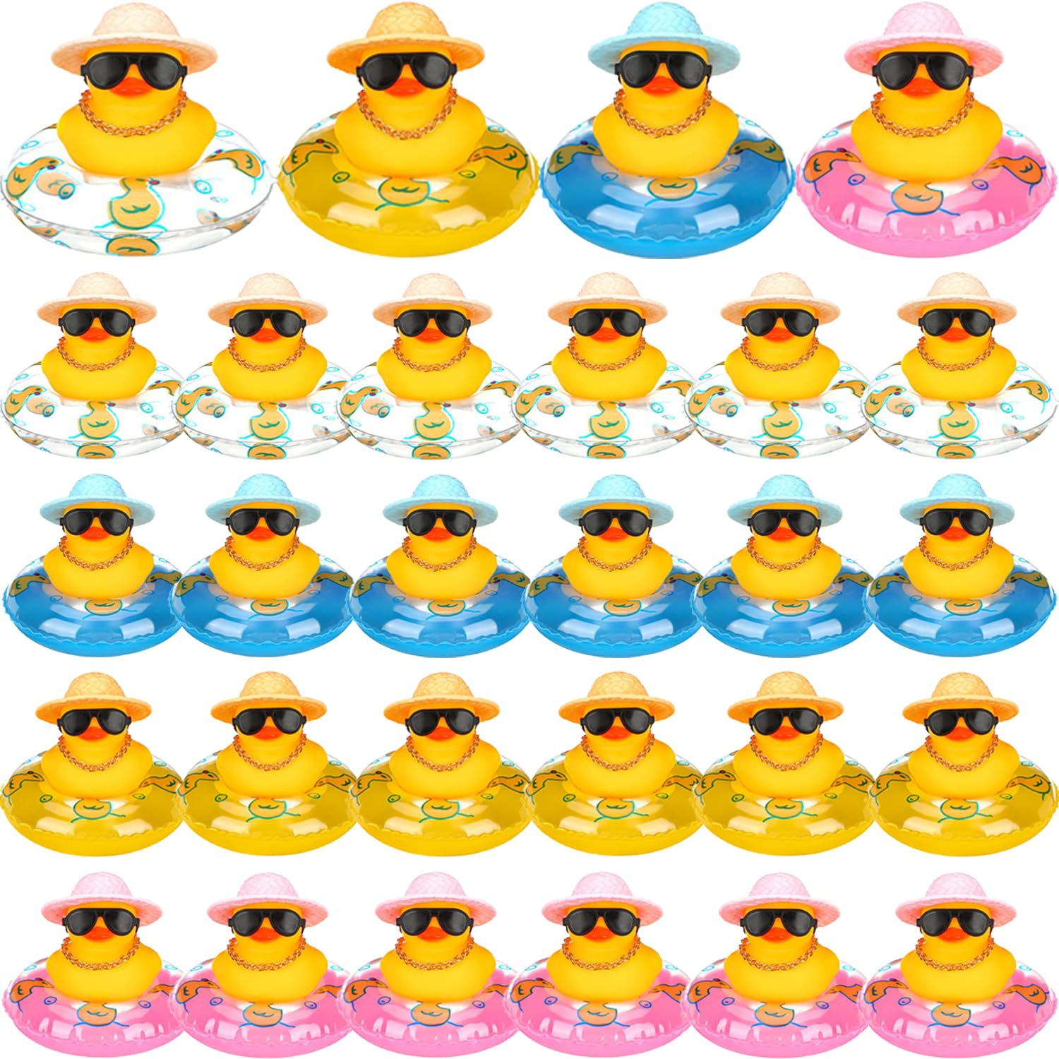 Rubber Duck Bath - 6-36 conjunto mini patos de borracha