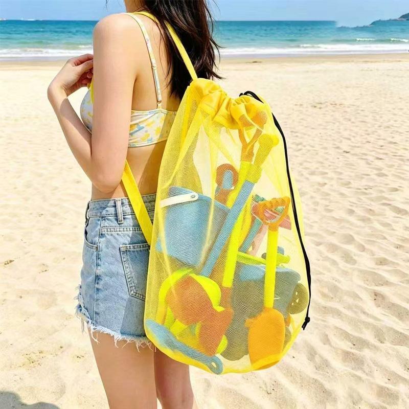 Kids Storage Toys - Bolsa de Armazenamento de Praia Portátil