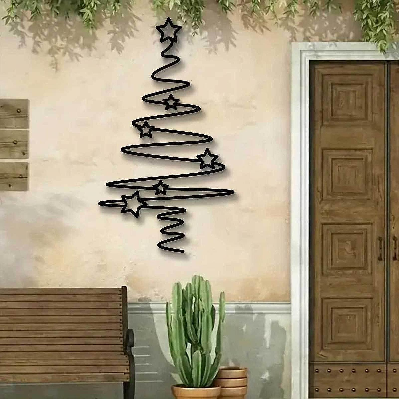 Kids Xmas Toys Ideas - Árvore de Natal montada na parede,