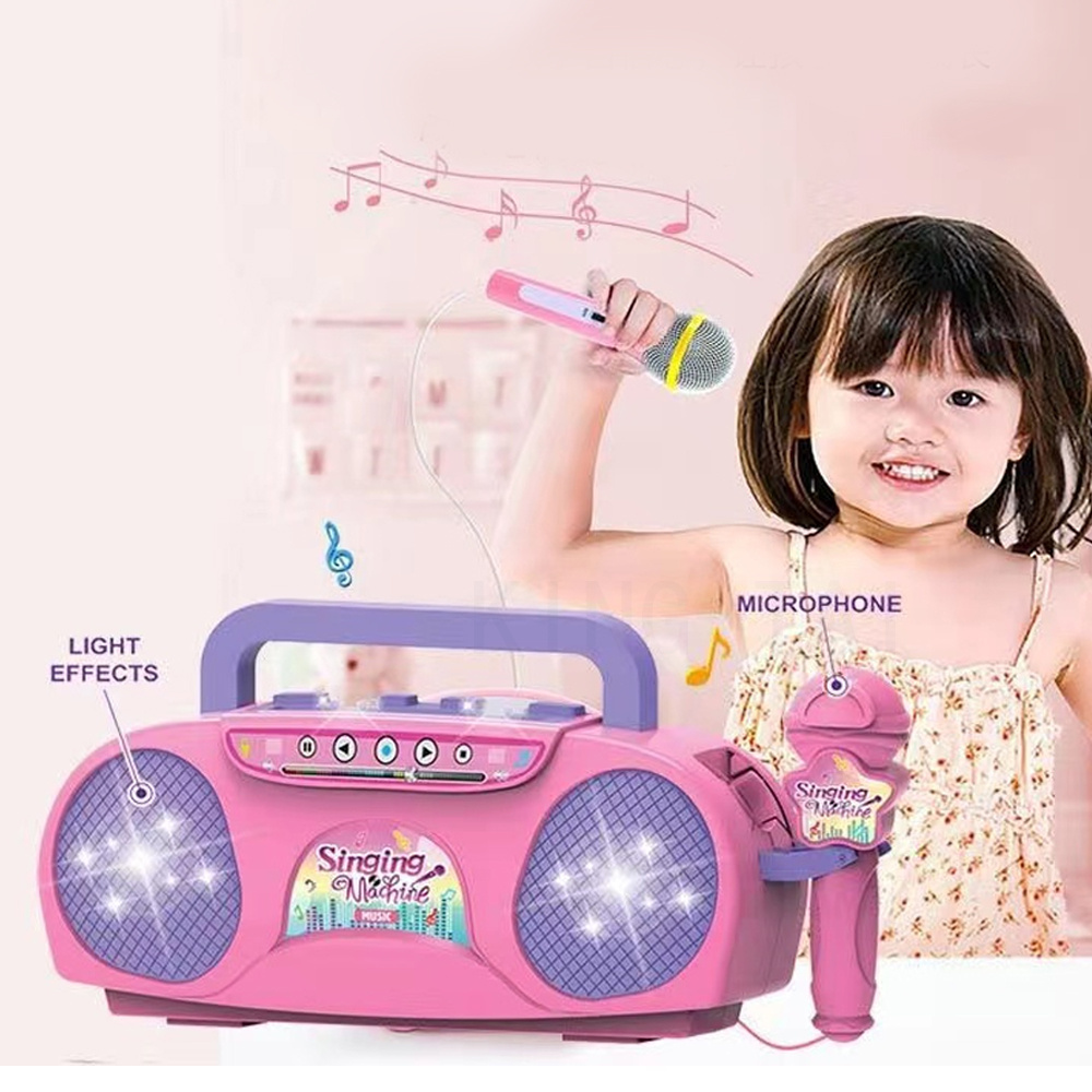 Crianças microfone máquina de  - Kids Microphone Karaoke avaliação e preço
