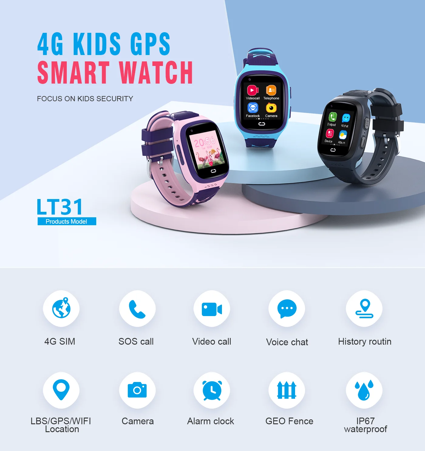 4g crianças smartwatch sos à p - Kids Toys Youtube avaliação e preço