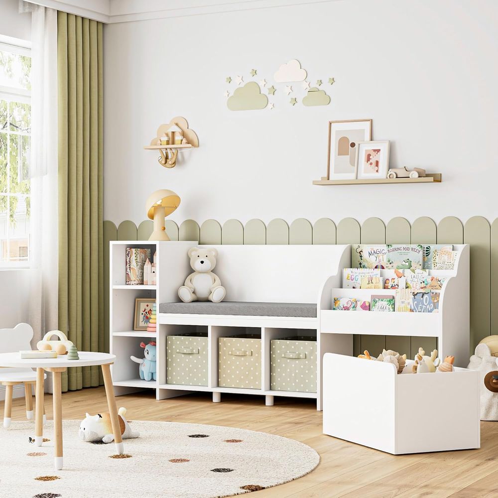 Cantinho de leitura infantil d - Kids Storage Toys avaliação e preço