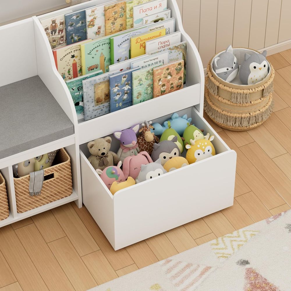 Cantinho de leitura infantil d - Kids Storage Toys avaliação e preço