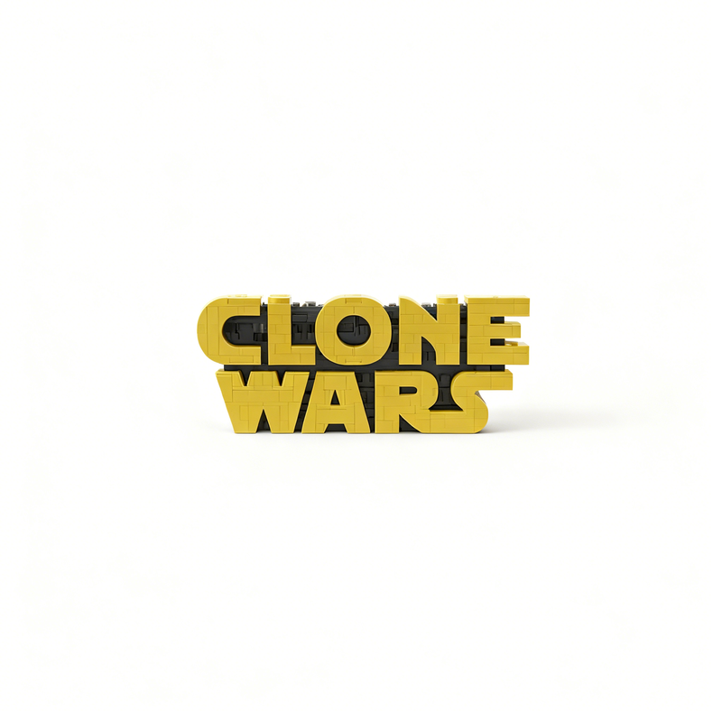 742 peças MOC Clone Wars Logo  - Kids Toys Logo avaliação e preço