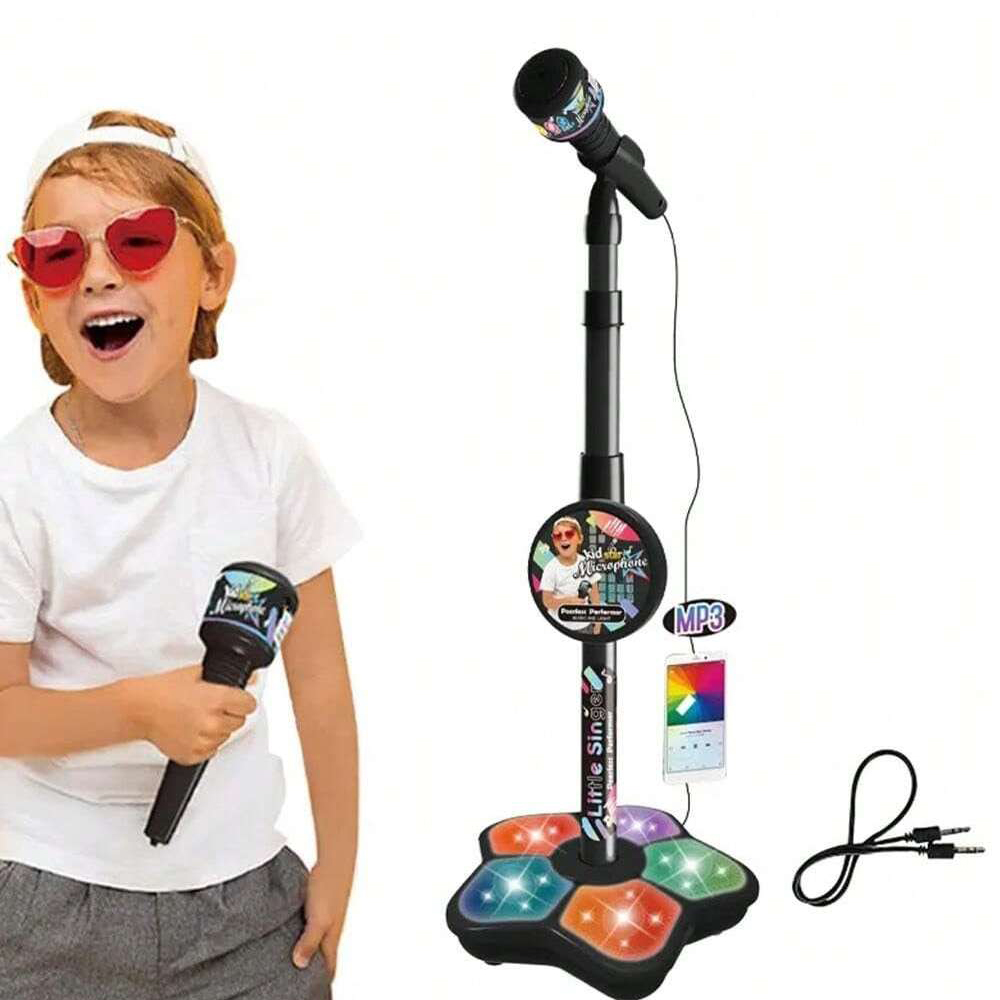 Brinquedo do suporte do microf - Kids Microphone Karaoke avaliação e preço