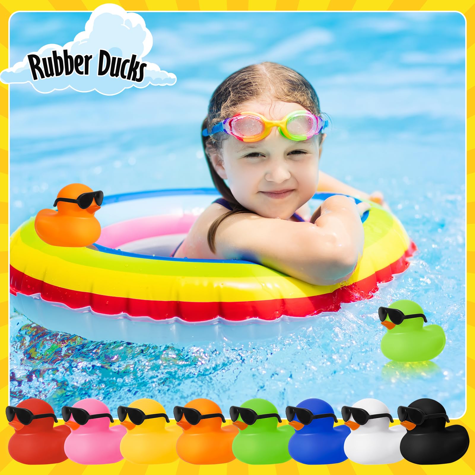 6/12/24/48 peças patos de borr - Rubber Duck Bath avaliação e preço