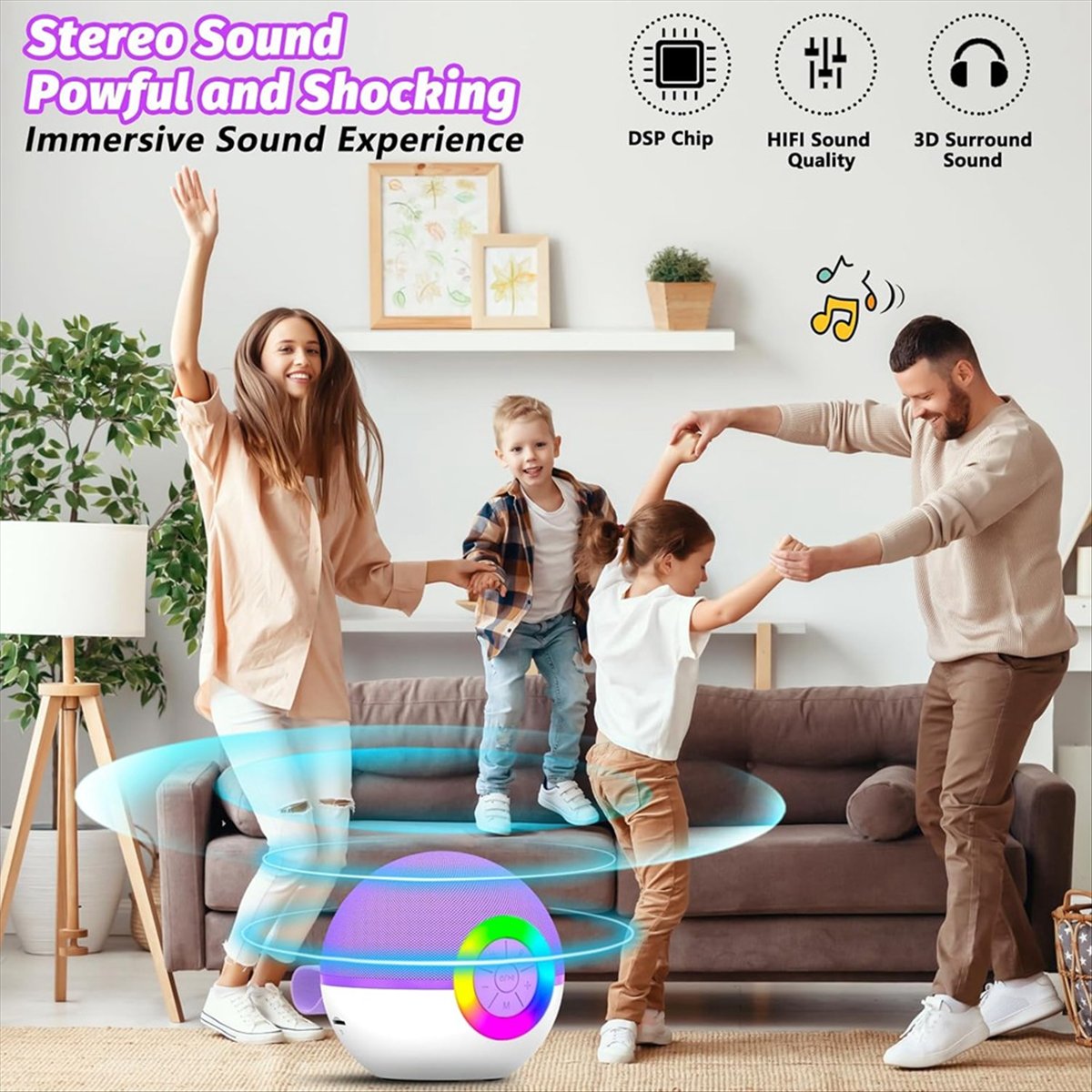 Máquina de karaokê mini DTC5 c - Kids Microphone Karaoke avaliação e preço