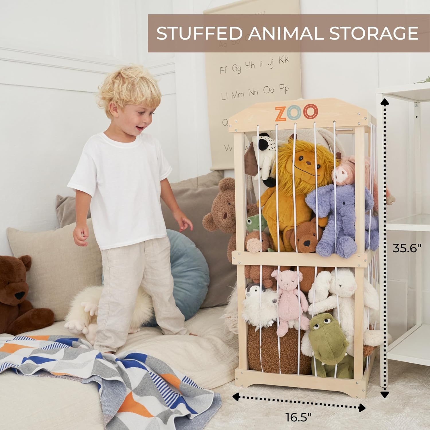 Organizador Vertical de Brinqu - Kids Storage Toys avaliação e preço