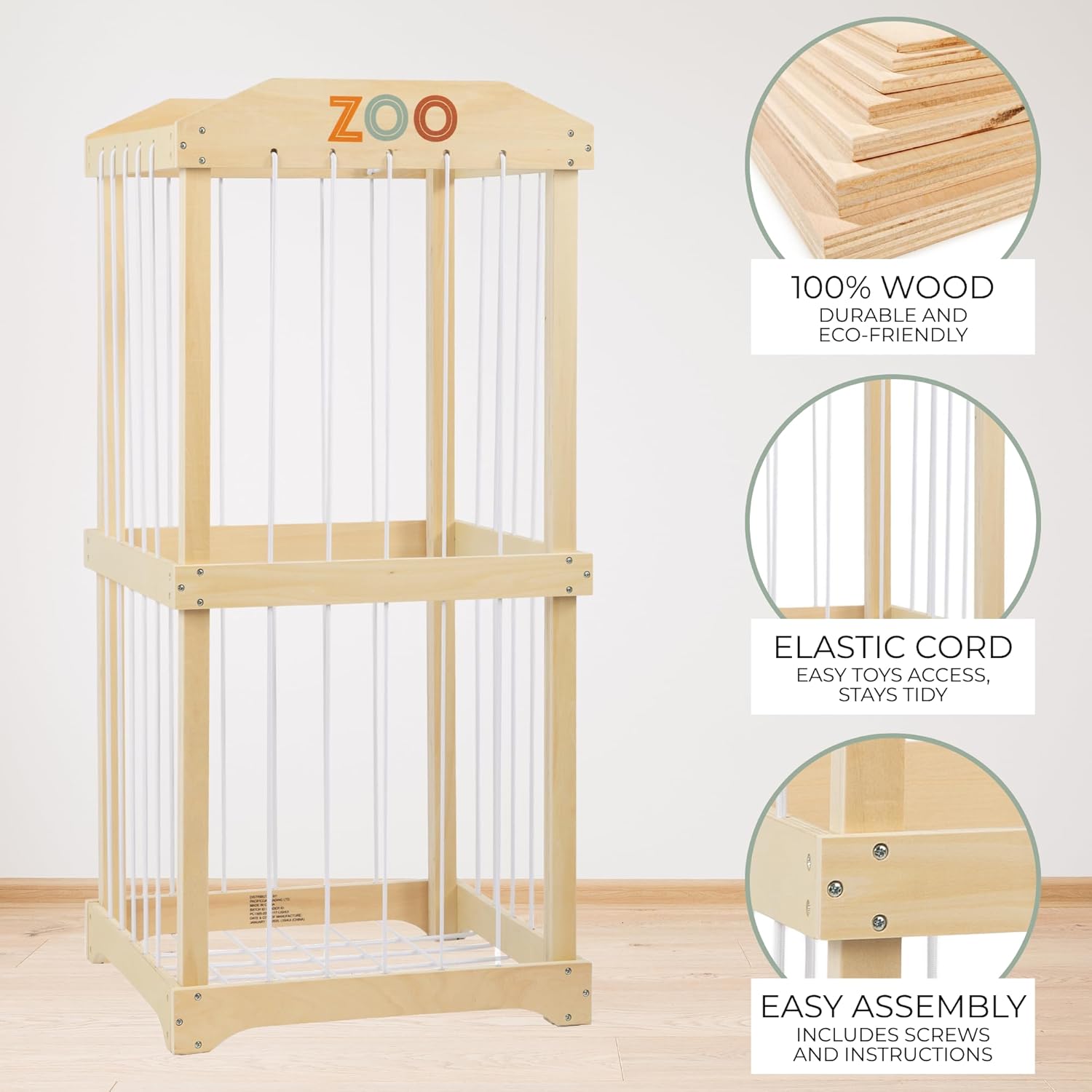 Organizador Vertical de Brinqu - Kids Storage Toys avaliação e preço