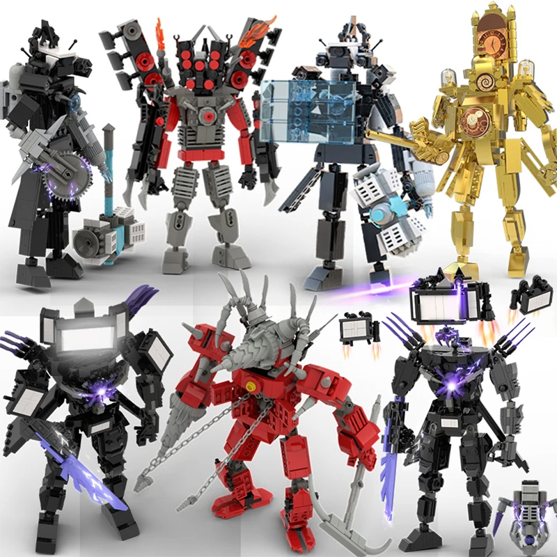 Novo skibidi toalete titan rel - Kids Xmas Toys Ideas avaliação e preço