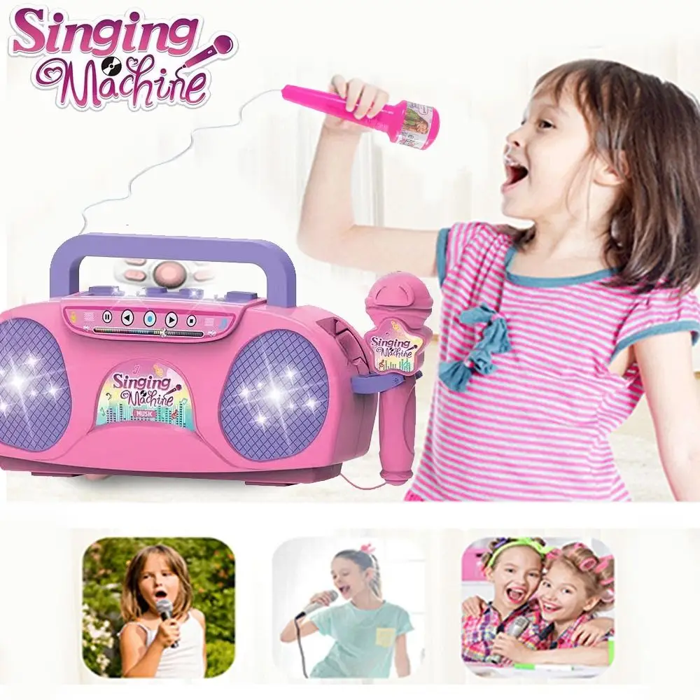Instrumento musical microfone  - Kids Microphone Karaoke avaliação e preço