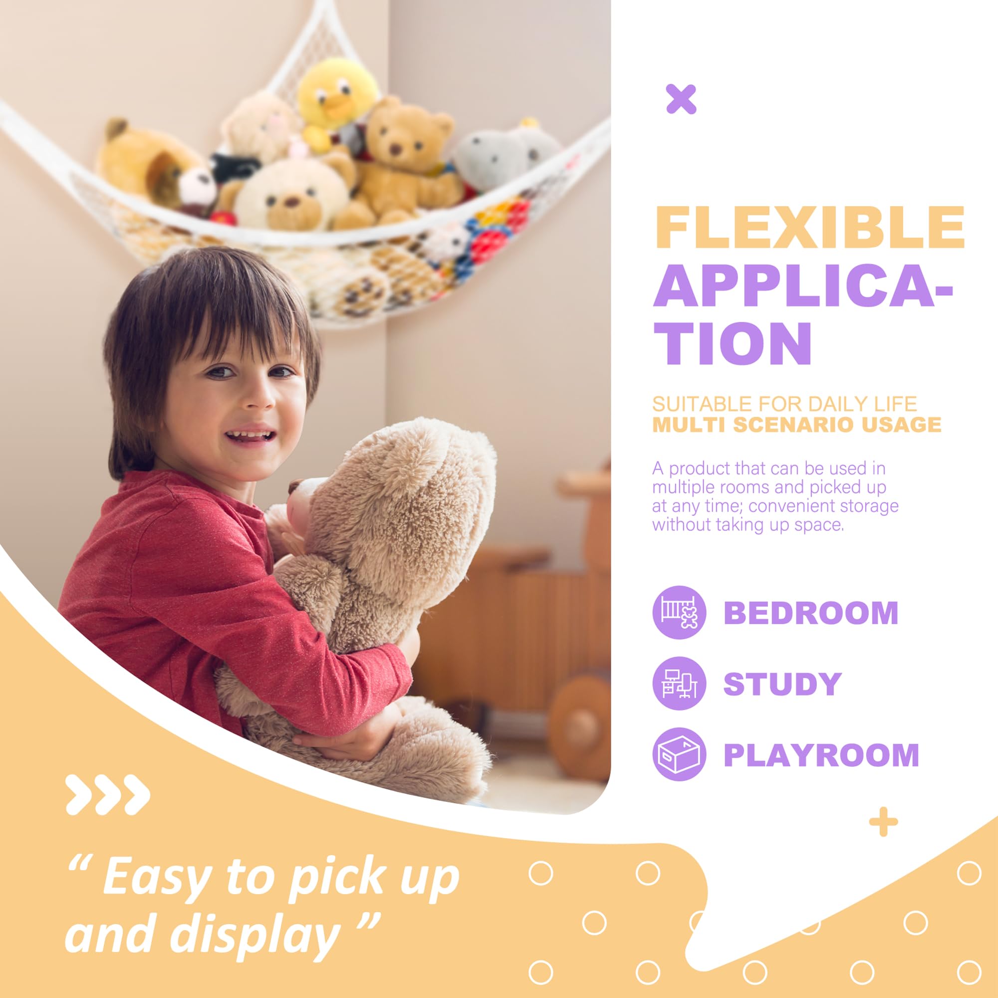 Rede de Brinquedos Vazada Life - Kids Storage Toys avaliação e preço