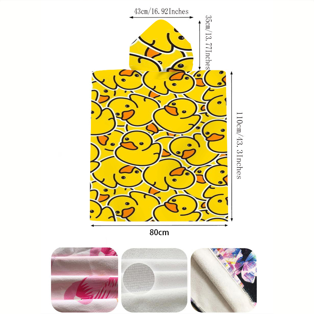 Toalha de Praia com Capuz Esta - Rubber Duck Bath avaliação e preço