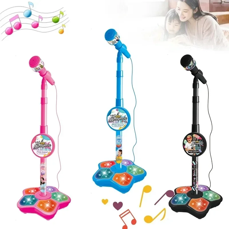 Crianças microfone com suporte - Kids Microphone Karaoke avaliação e preço