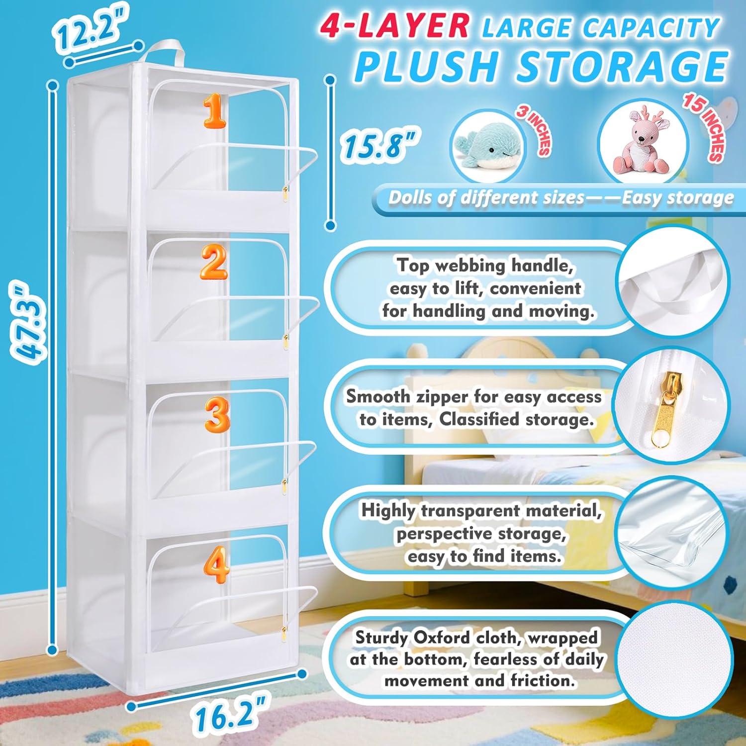 Organizador de Brinquedos de P - Kids Storage Toys avaliação e preço