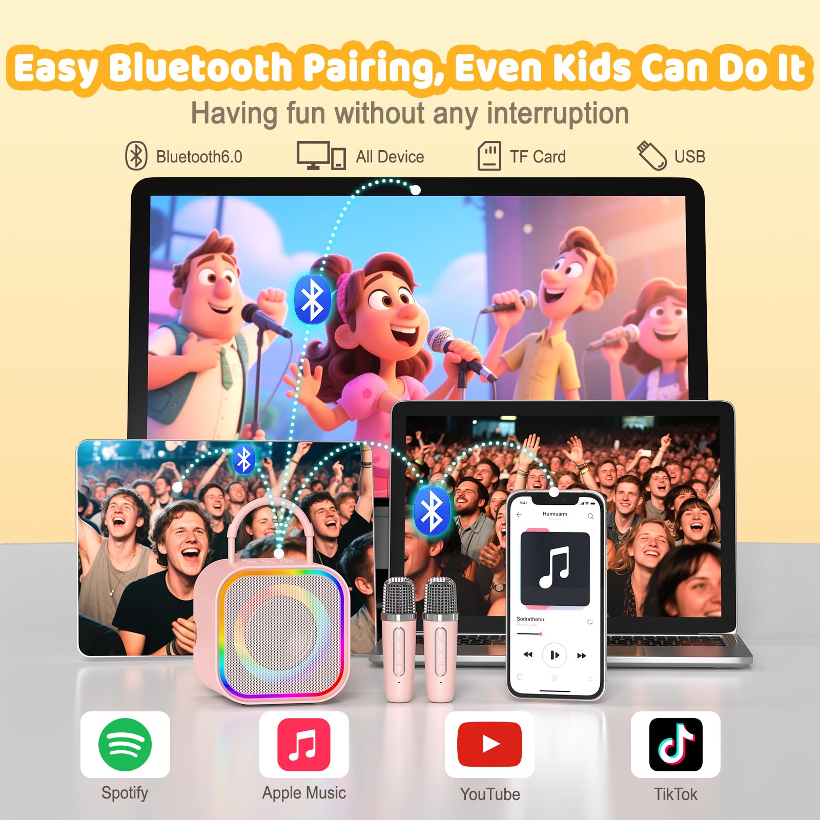 Máquina de Karaokê Mini Haomur - Kids Microphone Karaoke avaliação e preço