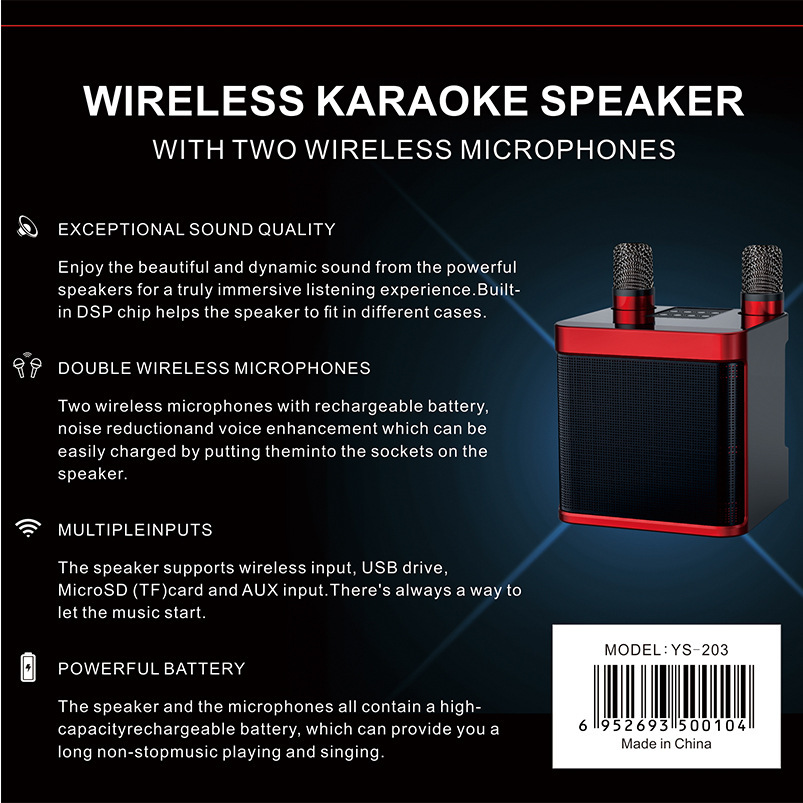 Máquina de Karaoke KTV Portáti - Kids Microphone Karaoke avaliação e preço