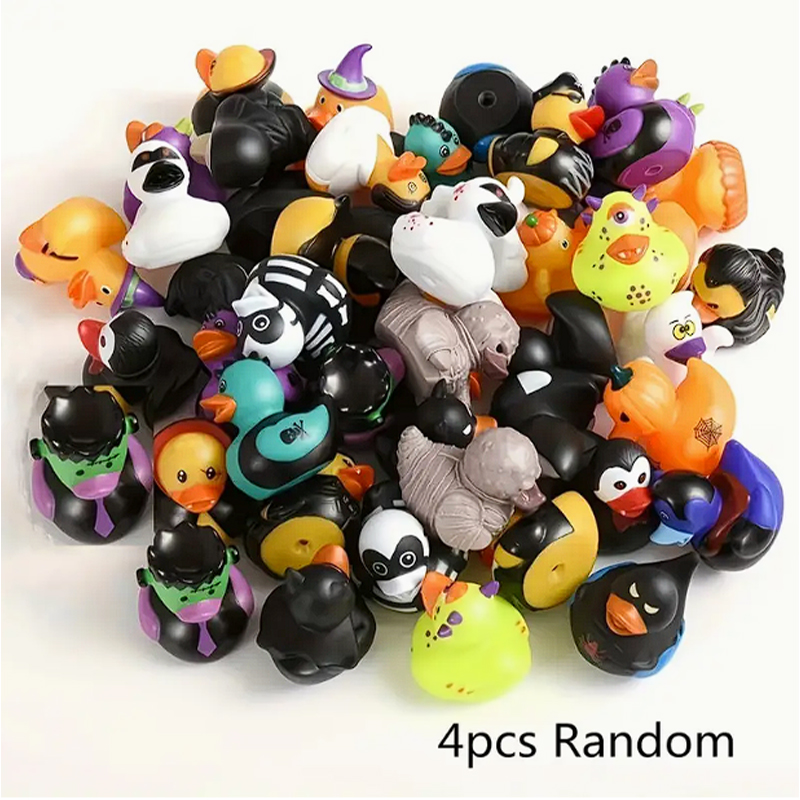 4 pçs patos de borracha de hal - Rubber Duck Bath avaliação e preço