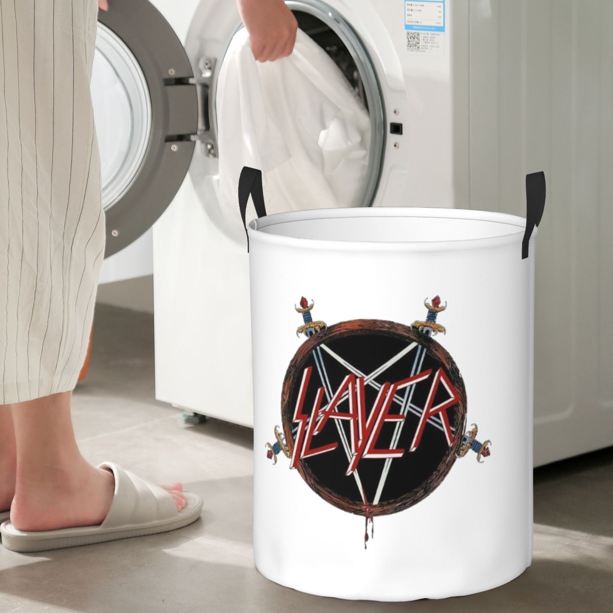 Cestos de roupa suja com logot - Kids Toys Logo avaliação e preço