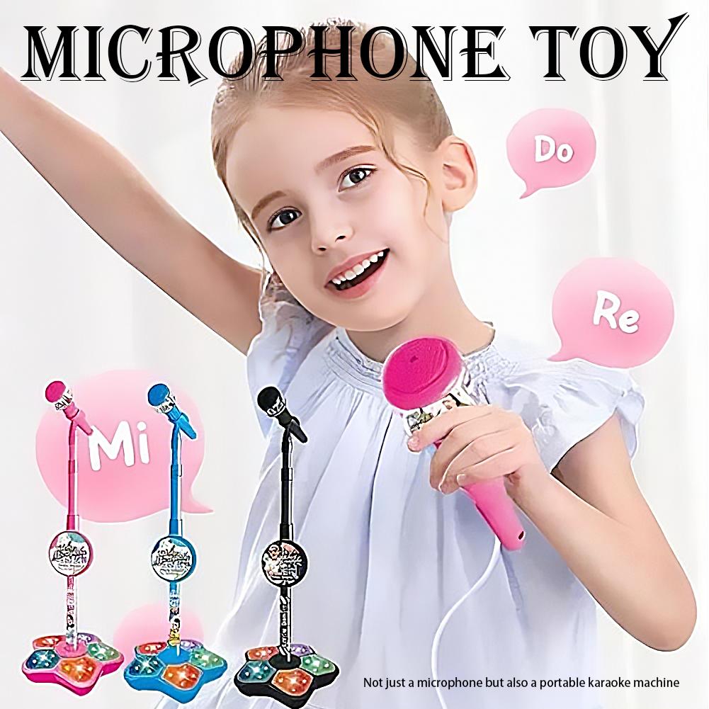 Crianças microfone com suporte - Kids Microphone Karaoke avaliação e preço