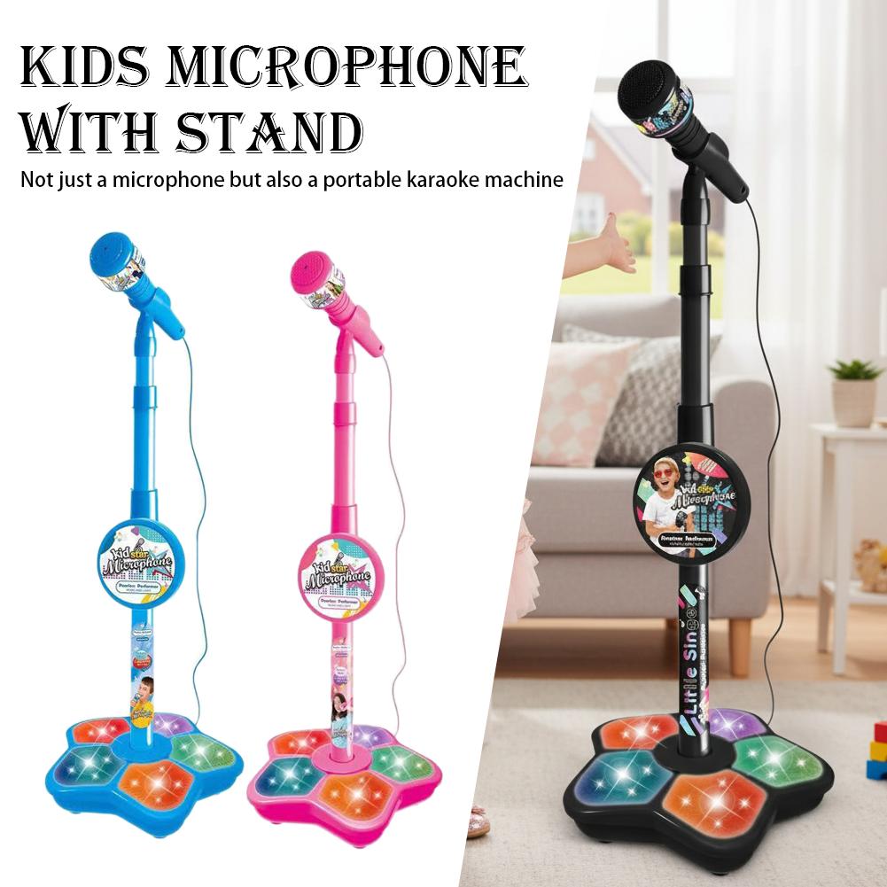 Crianças microfone com suporte - Kids Microphone Karaoke avaliação e preço